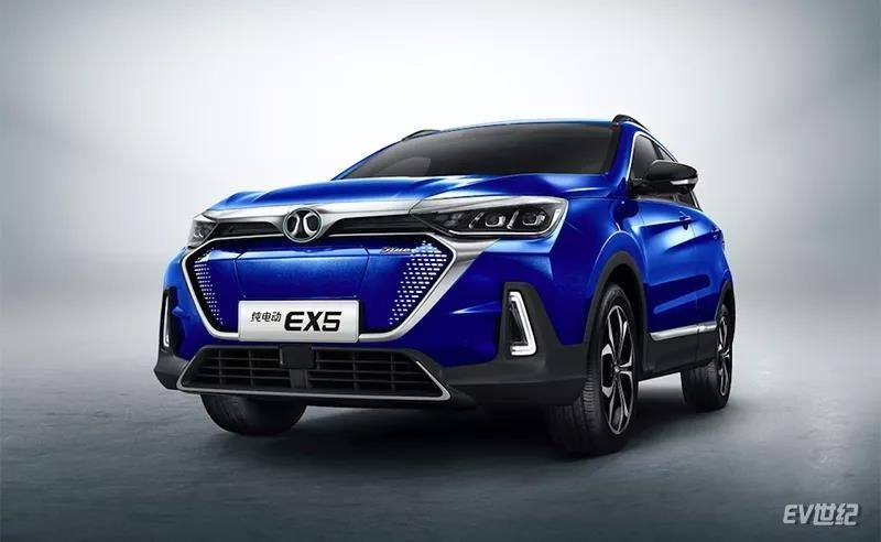 最大续航520km 北汽新能源EX5将于明年1月上市