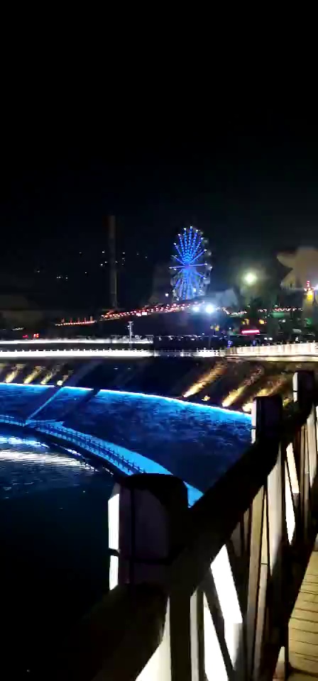 药王洞养生小镇夜景