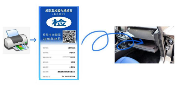 打印为纸质凭证方式出示