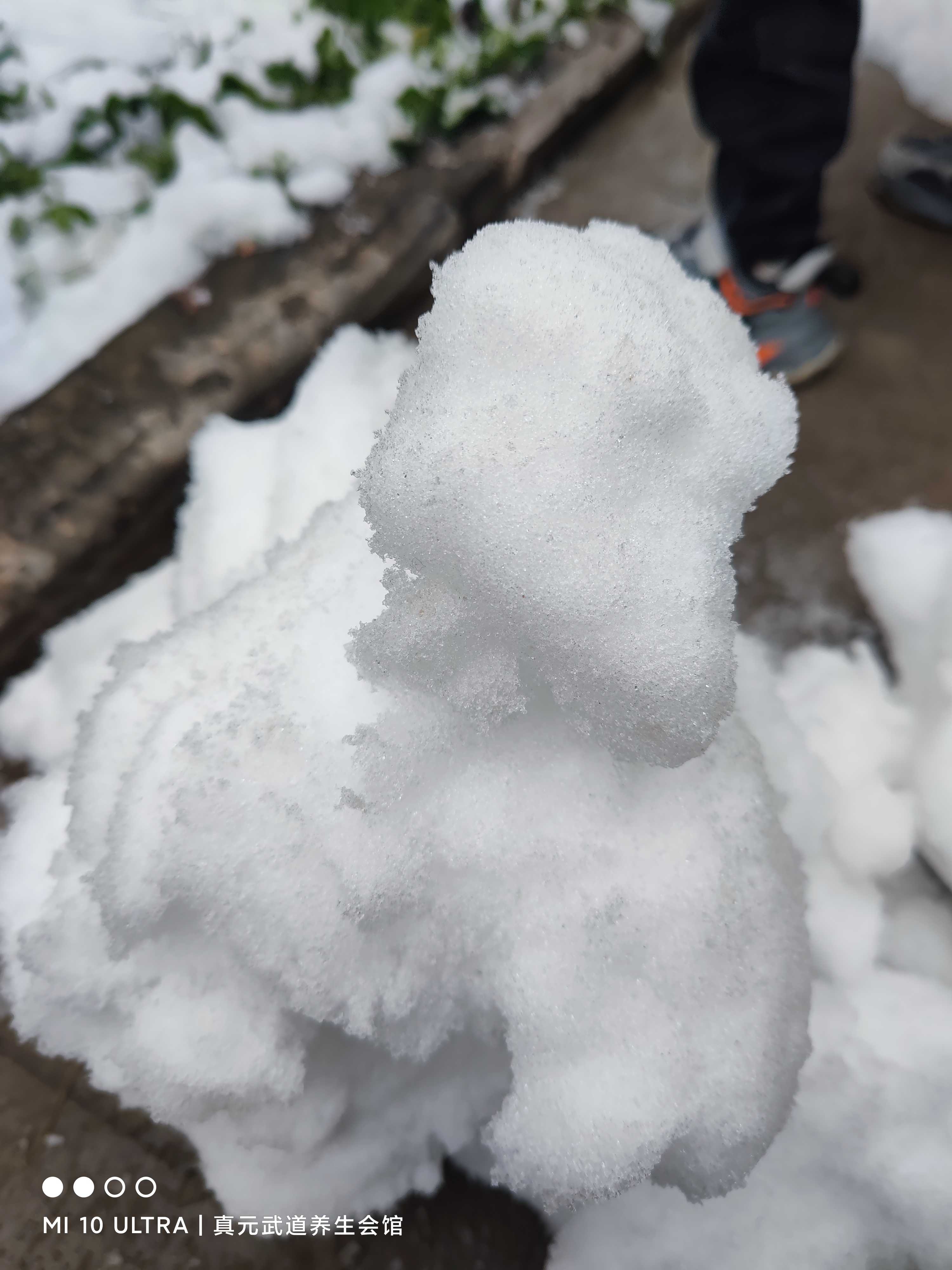 下雪了！就是没有落下！很冷啊估计过几天就能来场大雪