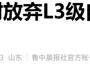 太难了！又一车企暂时放弃L3自动驾驶