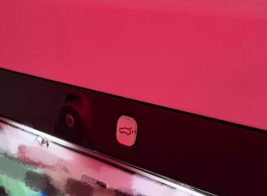 自从买了这个后备箱按钮贴