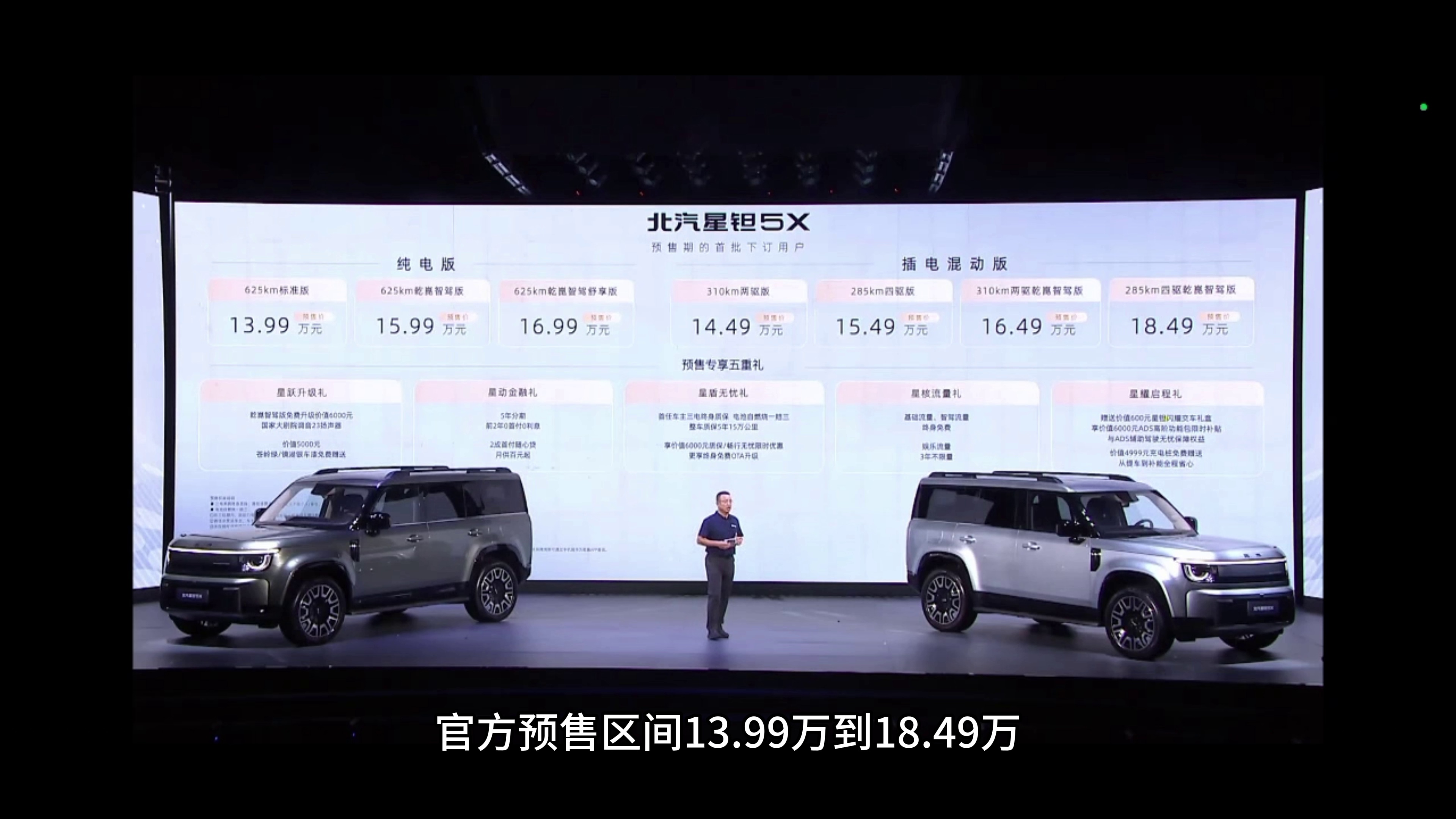 北汽星钽5X预售价13.99万元起，亚运冠军陈妤颉成为全球代言人